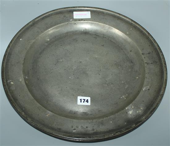 2 pewter chargers